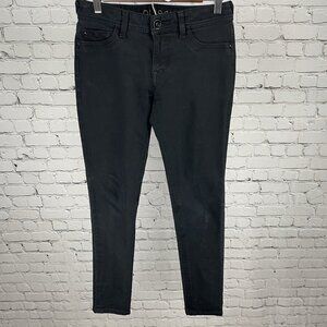 DL1961 Black Denim Amanda Skinny 4 Way Stretch Jeans USA Made Size 26 (27x30.5)